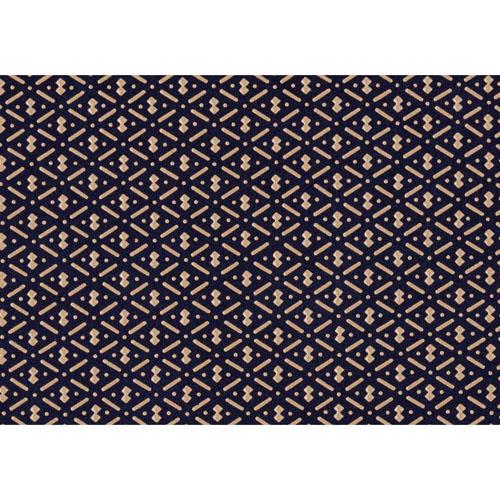 印傳屋 印伝 4608 ペンケース 紺地／白漆 ひょうたん 全国送料430円