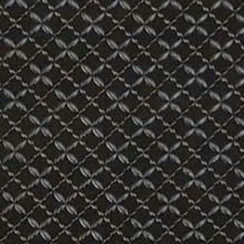 印傳屋 印伝 2204 二つ折り財布 黒地／黒漆 七宝繋ぎ