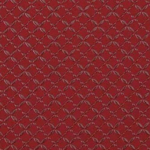 印傳屋 印伝 2215 二つ折り財布 赤地／赤漆 七宝繋ぎ