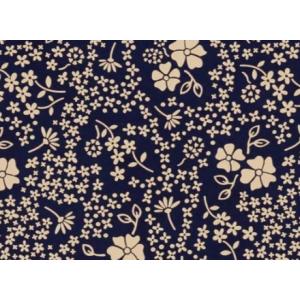 印傳屋 印伝 2217 二つ折り財布 紺地／白漆 アメリカンブルー