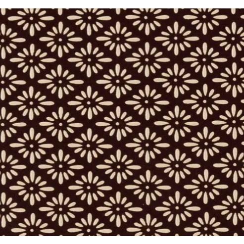 印傳屋 印伝 5015 ミラー 紫地／白漆 菱菊 全国送料430円