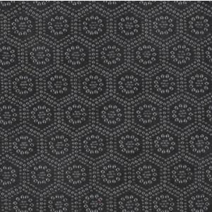 印傳屋 印伝 2531 カード入れ 黒地／黒漆 亀甲 全国送料600円