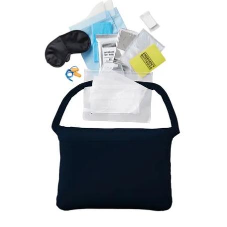 防災クッション ネイビーブルー