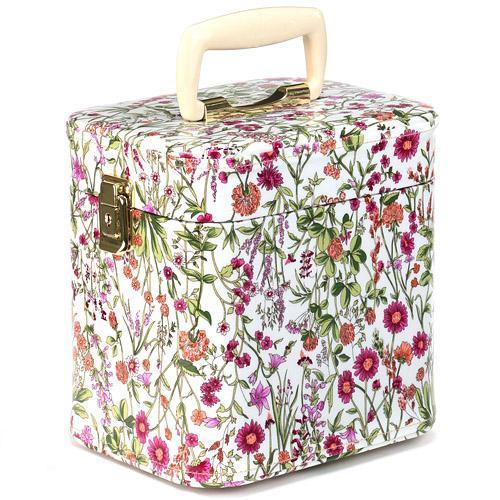 トレンケース 7寸 ハーブガーデン柄 ピンク