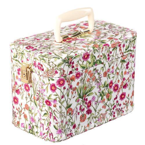 トレンケース30CM ハーブガーデン柄 ピンク