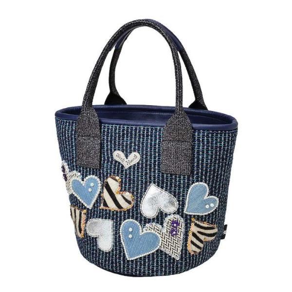 Think Bee！シンクビー キャンディハート ミニトートバッグ ネイビー