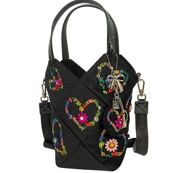 Think Bee！シンクビー エンブロカルタジローネ 2WAYバッグ ココロハート