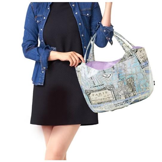 Think Bee！シンクビー パリス手提げバッグ ブルー