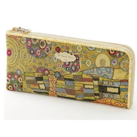 Think Bee！シンクビー ゴールデンクリムト L字ファスナー長財布