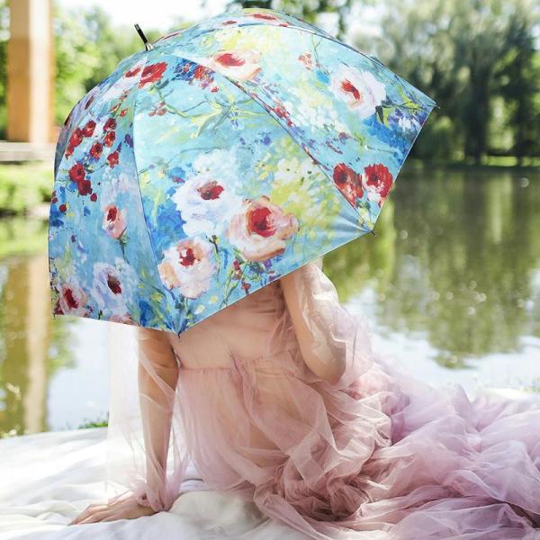 Think Bee！シンクビー 晴雨兼用 カサノヴァ ジャスミンローズ長傘