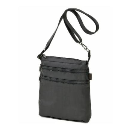 キキ2 Wファスナーポシェット ブラック