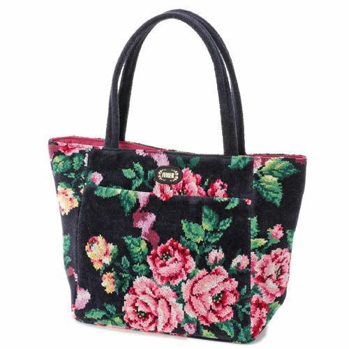 FEILERフェイラー ローズアダージョ トートバッグ ネイビーブルー