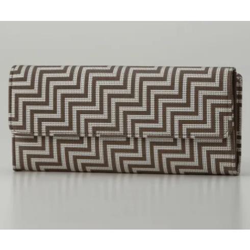 印傳屋 印伝 シェブロン 7606 長財布