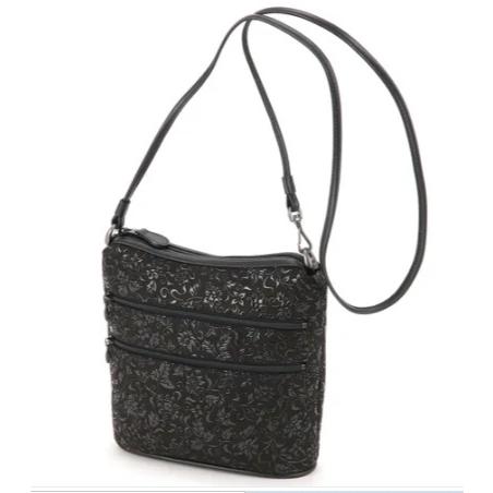 印傳屋 印伝 ポシェット6114 花唐草