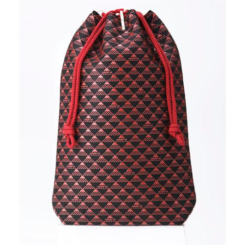 印傳屋 印伝 2811 たかね 合切袋大 マチ付き ピンク