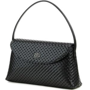 印傳屋 INDEN-YA 印伝 ハンドバッグ Rosepoch ローゼポック 鹿革