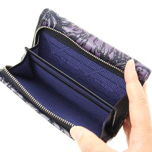 印傳屋 印伝 二つ折り財布 フロニティ 7223の詳細画像4