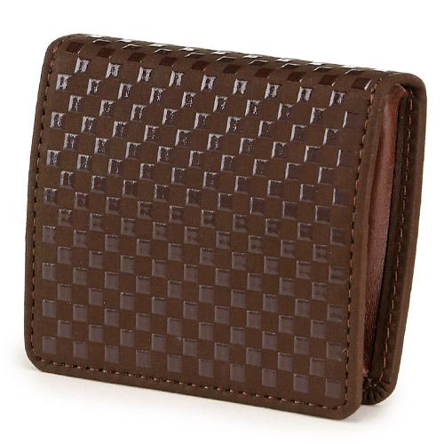 印傳屋 印伝 9901 いにしえ オープン小銭入れ ブラウン 全国送料430円