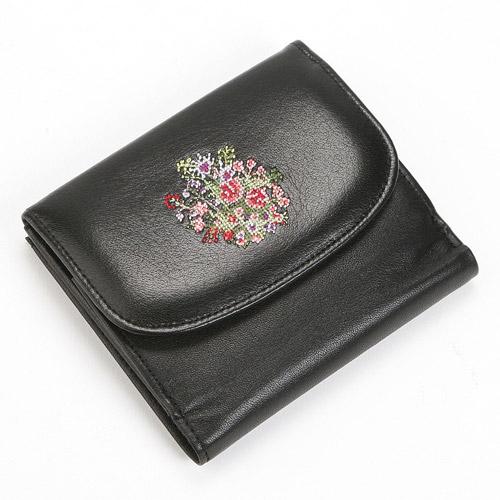 夢詩集 オープン札入 ブラック 全国送料430円