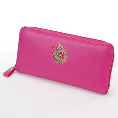 夢詩集 財布 ラウンドファスナー長財布 全国送料430円