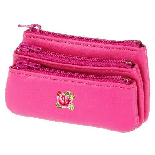 夢詩集 3点小銭入れ ピンク 全国送料430円