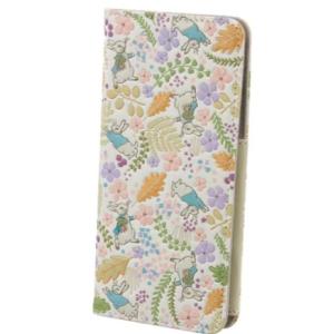 浅草文庫 ピーターラビットラージスマホケース パープル