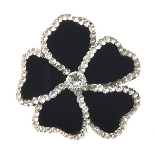 5枚花ベロアブローチ小 定価4,950円 全国送料600円