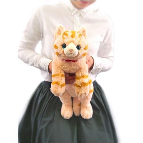 ぬいぐるみ ひざねこM ブラウン