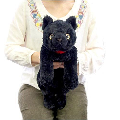ぬいぐるみ ひざねこM ブラック