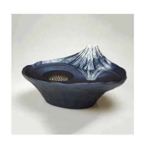 銀雅堂 さかさ富士花器 青富士