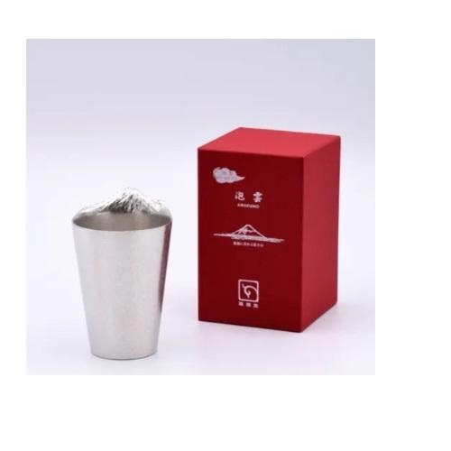 銀雅堂 錫製ビールグラス 泡雲