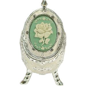 アンティーク　オルゴール　インテリア　カメオ風 レトロ ディズニーランド カメオ風 オルゴール ジュエリー