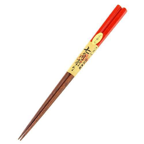 江戸木箸 うるし 七角上塗 全国送料430円