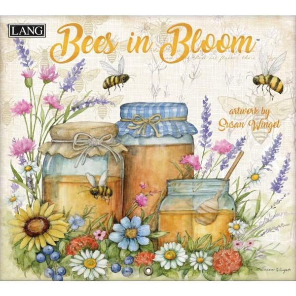 2027LANGラング社カレンダー BEES IN BLOOM 全国送料650円