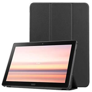 NUPO NTTドコモ dtab d-41A ケース 超軽量 上質PU素材 レザー スタンド 機能 三つ折 耐衝撃 スクラッチ防止 カバー dtab