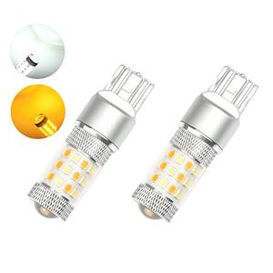 1797 T20 ダブル LED 7443 W21/5W アンバー ホワイト 2色 LEDバルブ ウインカー ポジション スモールランプ オレンジ 白｜lemonbb