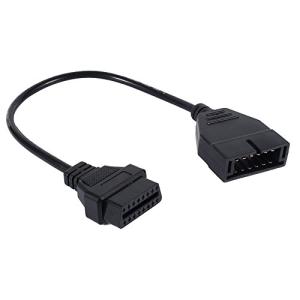 QiiluOBD2診断ケーブル 12ピンOBD1 ?16ピンOBD2 コネクタ アダプタ ケーブル GM OBD1用｜lemonbb