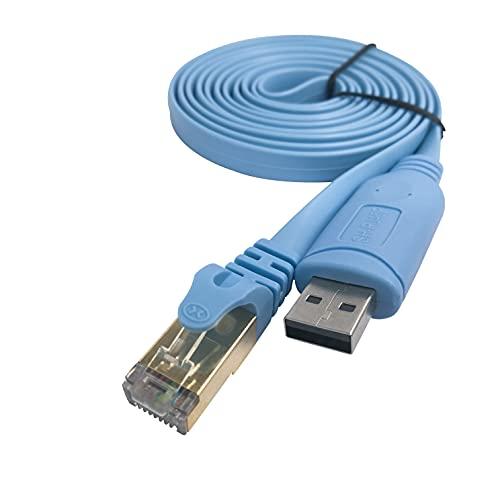 DSD TECH SH-RJ45P USB コンソール変換ケーブル PL2303GTチップ搭載 シス...