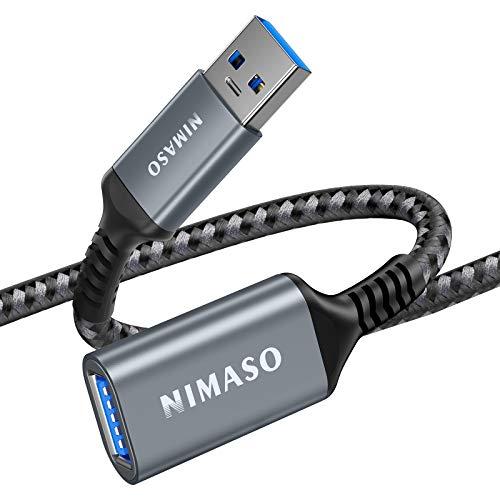 2本入り NIMASO USB 延長ケーブル USB3.0規格 0.5m (タイプAオス - タイプ...