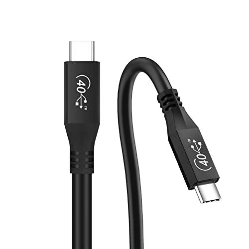 USB4 ケーブル 1m SLEIJAOOE thunderbolt 4 対応 USB-IF認証取得...