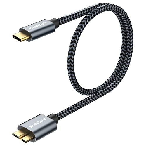 USB C to Micro B 3.0 ケーブル 0.5M SUNGUY 5Gbps 高速データ転...