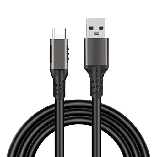 USB-C &amp; USB-A 3.1(Gen2) ケーブル (1m， ガン色) Popolier【10...