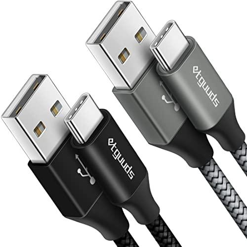 etguuds USB Type C ケーブル【1M/2本セット】USB C ケーブル QC3.0対...