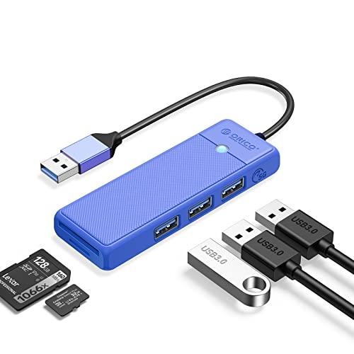 ORICO USB3.0 ハブ 5-in-1 3*USB3.0 SD&amp;TFカードスロット バスパワー...