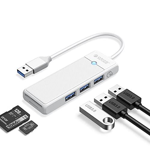 ORICO USB3.0 ハブ 5-in-1 3*USB3.0 SD&amp;TFカードスロット バスパワー...