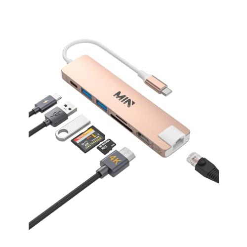 USB C ハブ 7-in-1 【4K HDMI /有線LAN 100Mps /PD 100W /U...