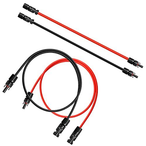 WBGADAM MC4 延長 ケーブル 2m 12AWG 4sq ソーラー 延長 ケーブル ソーラー...