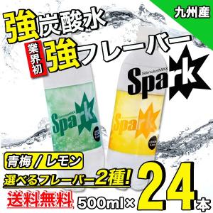 炭酸水 500ml 24本 強炭酸水 SPARK スパーク ...