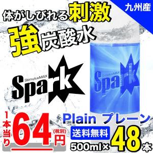 炭酸水 500ml 48本 強炭酸水 SPARK スパーク ...