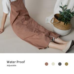 エプロン おしゃれ かぶるだけ ロング ワンピ...の詳細画像3